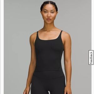 Lululemon Strappy Nulu Shelf Tank